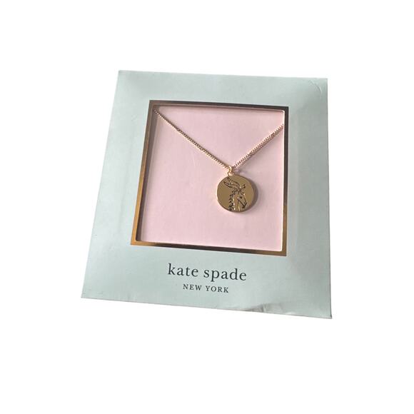 Kate Spade New York in the Stars Golden Tone Chain Capricorn Charm Goat Symbol - Picture 5 of 6